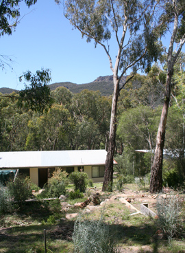 the escarpment in stunning bush-garden setting